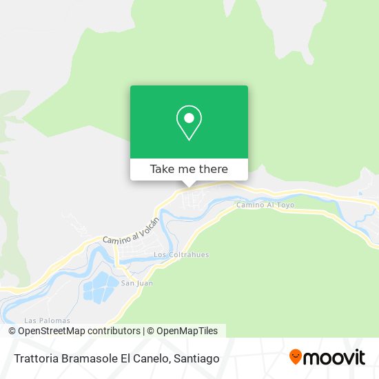 Mapa de Trattoria Bramasole El Canelo
