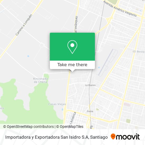 Importadora y Exportadora San Isidro S.A map