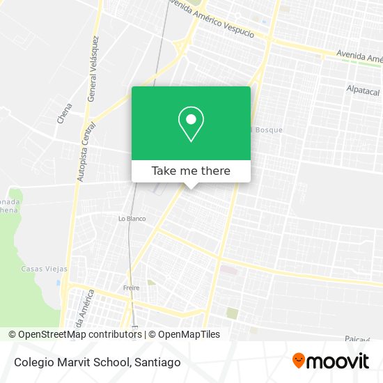 Colegio Marvit School map