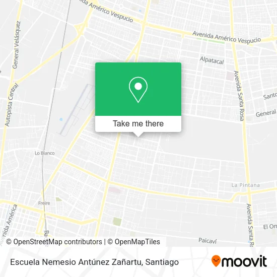 Mapa de Escuela Nemesio Antúnez Zañartu