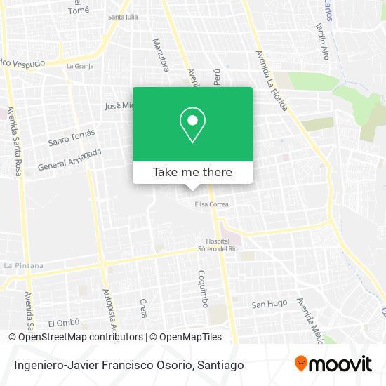 Ingeniero-Javier Francisco Osorio map