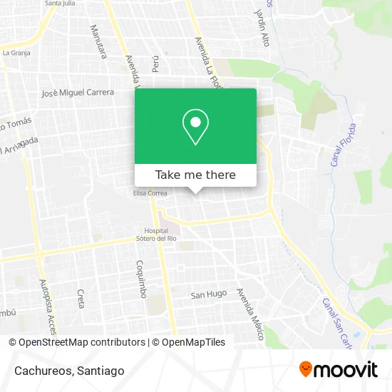 Mapa de Cachureos