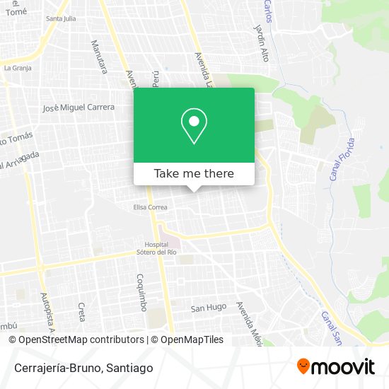 Mapa de Cerrajería-Bruno