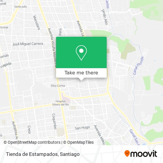 Tienda de Estampados map