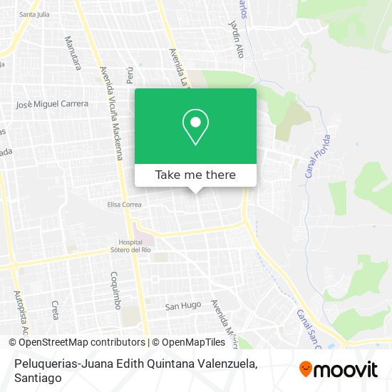 Mapa de Peluquerias-Juana Edith Quintana Valenzuela