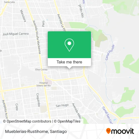 Mueblerias-Rustihome map