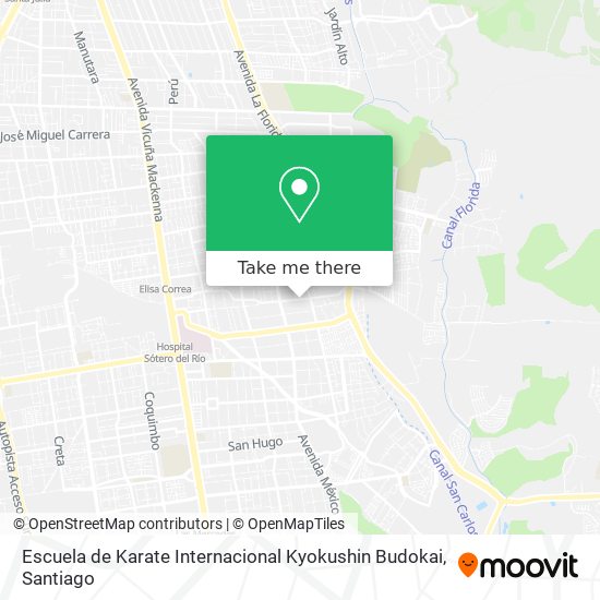 Escuela de Karate Internacional Kyokushin Budokai map