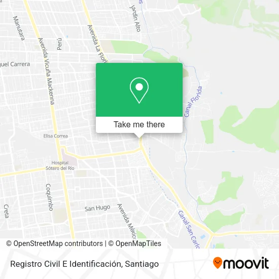 Registro Civil E Identificación map