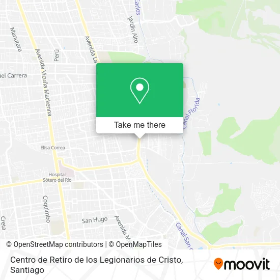 Centro de Retiro de los Legionarios de Cristo map