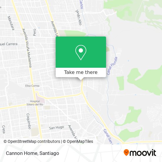 Mapa de Cannon Home