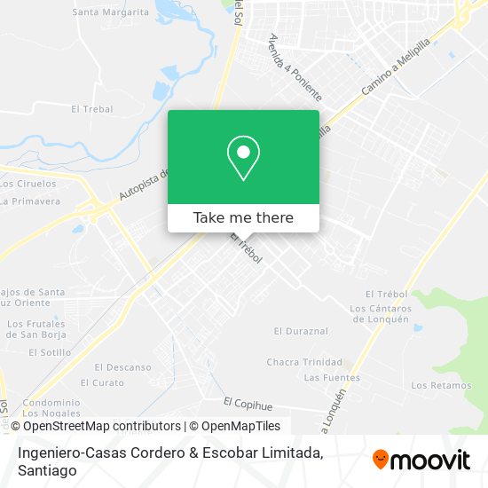 Ingeniero-Casas Cordero & Escobar Limitada map