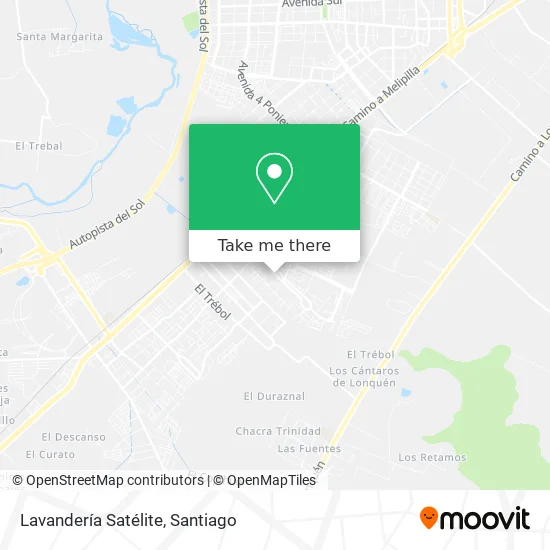 Lavandería Satélite map