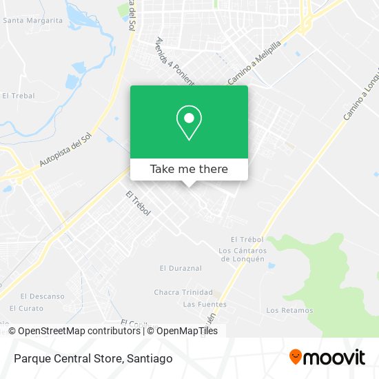 Parque Central Store map