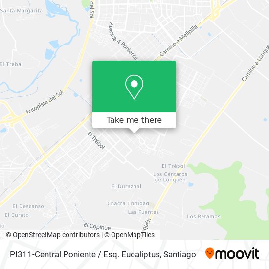 PI311-Central Poniente / Esq. Eucaliptus map