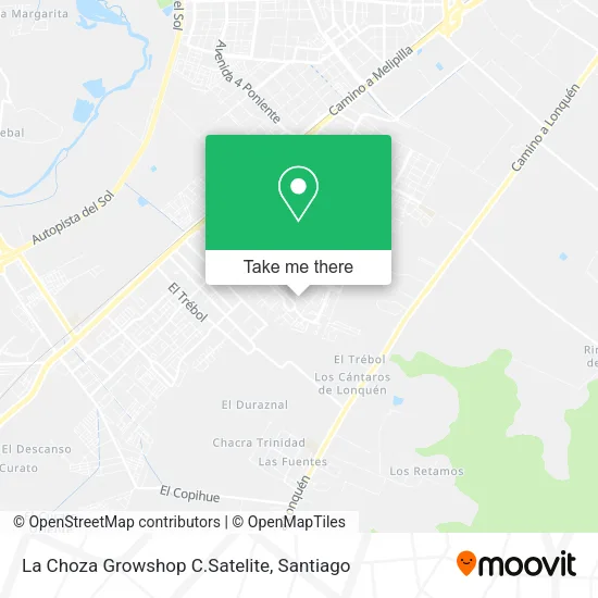 La Choza Growshop C.Satelite map