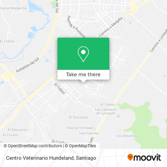 Centro Veterinario Hundeland map