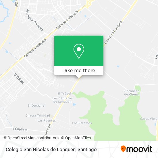 Mapa de Colegio San Nicolas de Lonquen