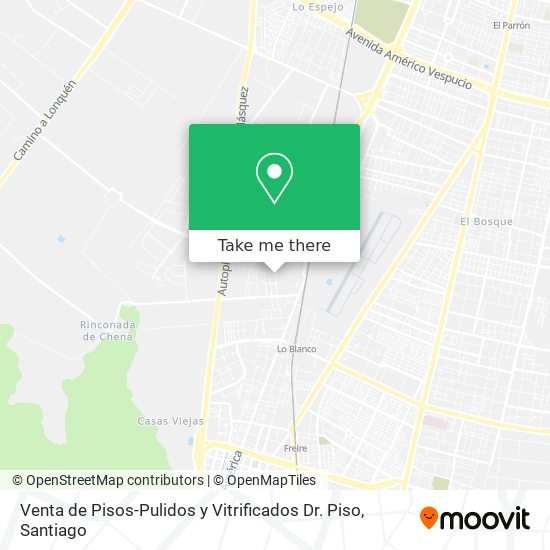 Mapa de Venta de Pisos-Pulidos y Vitrificados Dr. Piso