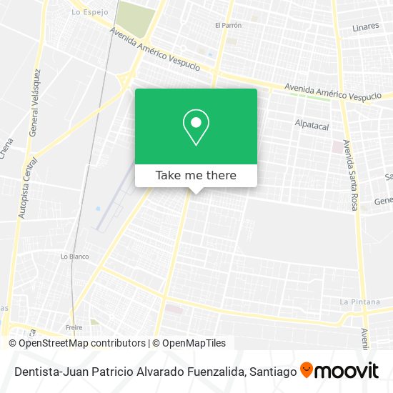 Dentista-Juan Patricio Alvarado Fuenzalida map