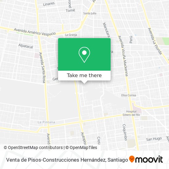 Mapa de Venta de Pisos-Construcciones Hernández