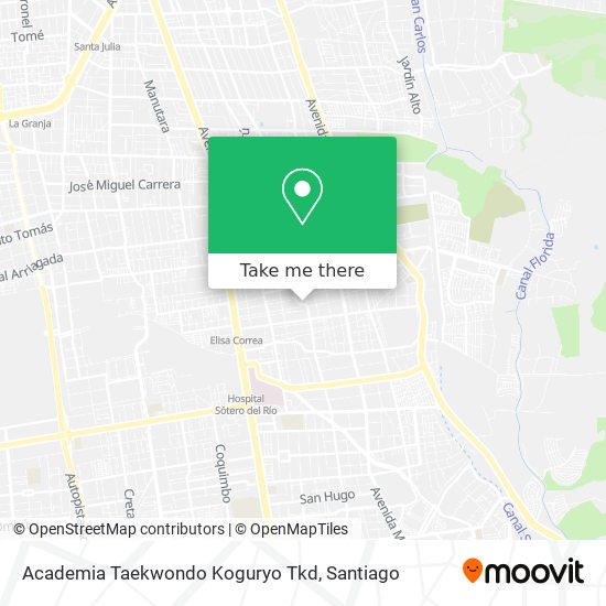 Academia Taekwondo Koguryo Tkd map