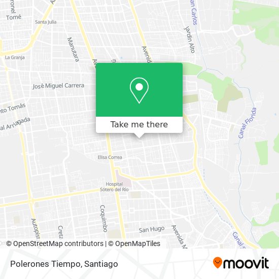 Polerones Tiempo map