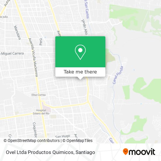 Ovel Ltda Productos Quimicos map