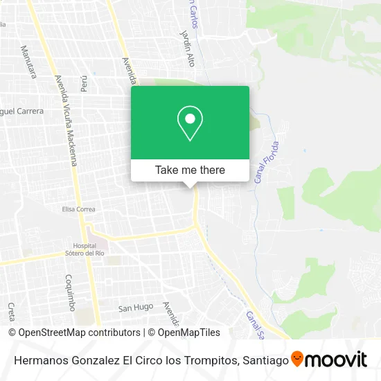 Hermanos Gonzalez El Circo los Trompitos map