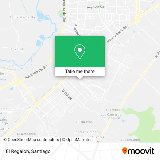 El Regalon map
