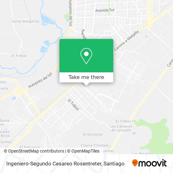 Ingeniero-Segundo Cesareo Rosentreter map