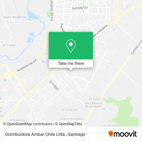 Distribuidora Ambar Chile Ltda. map