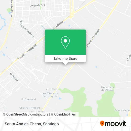 Santa Ana de Chena map