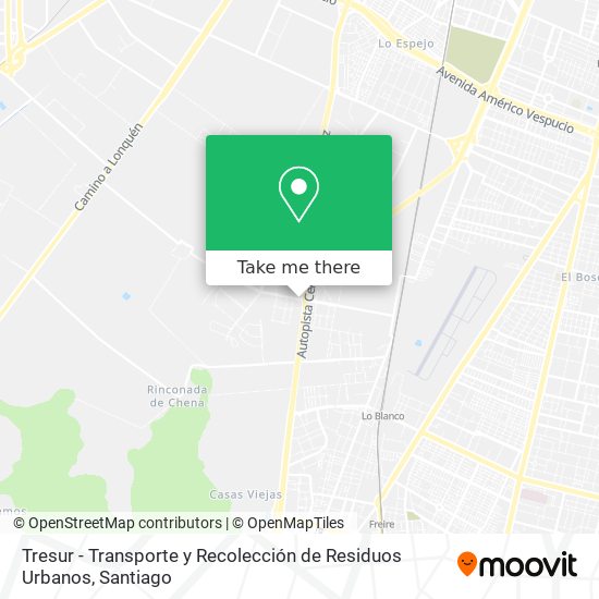 Tresur - Transporte y Recolección de Residuos Urbanos map