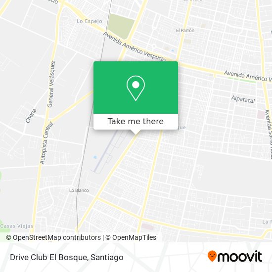 Mapa de Drive Club El Bosque
