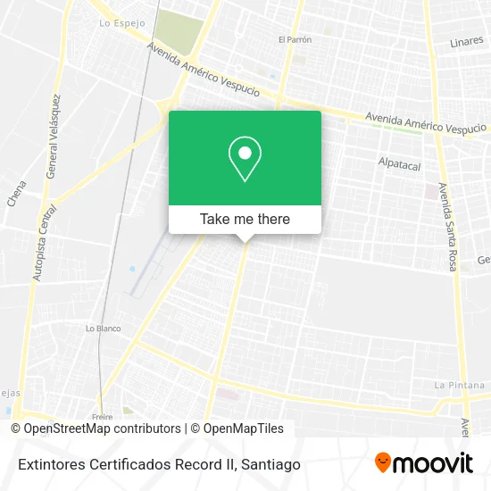 Extintores Certificados Record II map