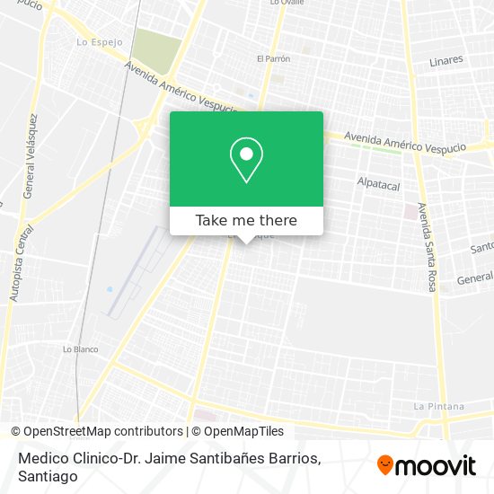 Mapa de Medico Clinico-Dr. Jaime Santibañes Barrios