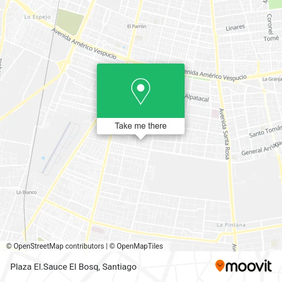 Plaza El.Sauce El Bosq map