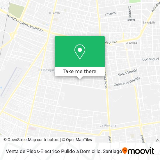 Venta de Pisos-Electrico Pulido a Domicilio map