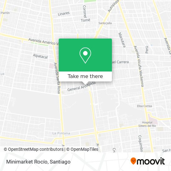 Minimarket Rocío map