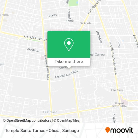 Templo Santo Tomas - Oficial map