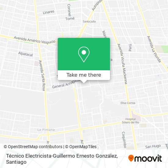 Técnico Electricista-Guillermo Ernesto González map