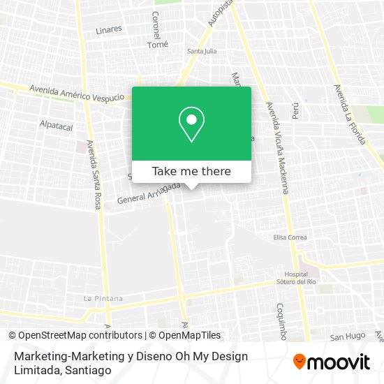 Marketing-Marketing y Diseno Oh My Design Limitada map