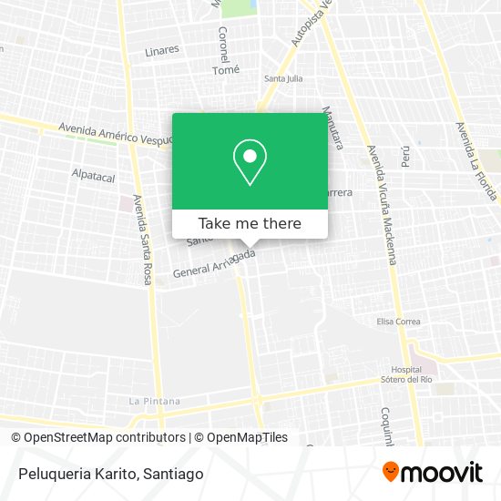 Mapa de Peluqueria Karito