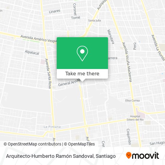 Mapa de Arquitecto-Humberto Ramón Sandoval