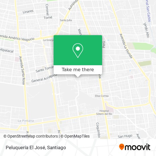 Peluquería El José map