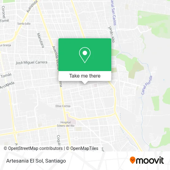 Artesania El Sol map