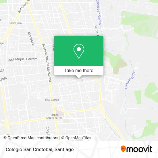 Colegio San Cristóbal map