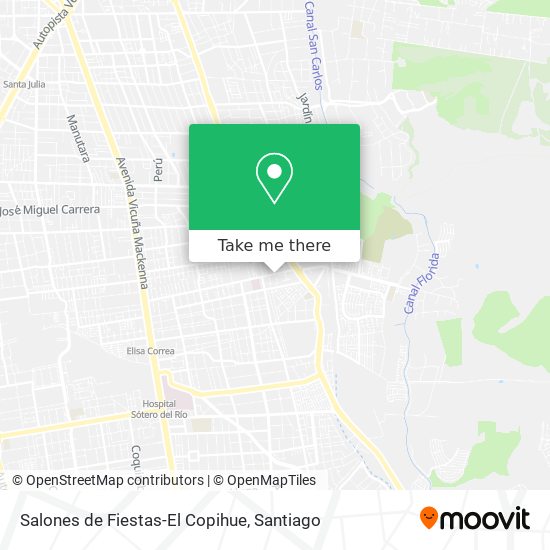 Salones de Fiestas-El Copihue map