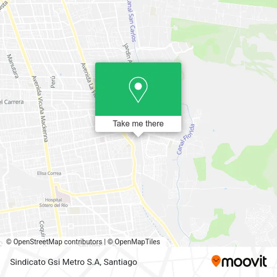 Sindicato Gsi Metro S.A map