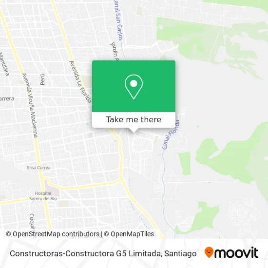 Constructoras-Constructora G5 Limitada map